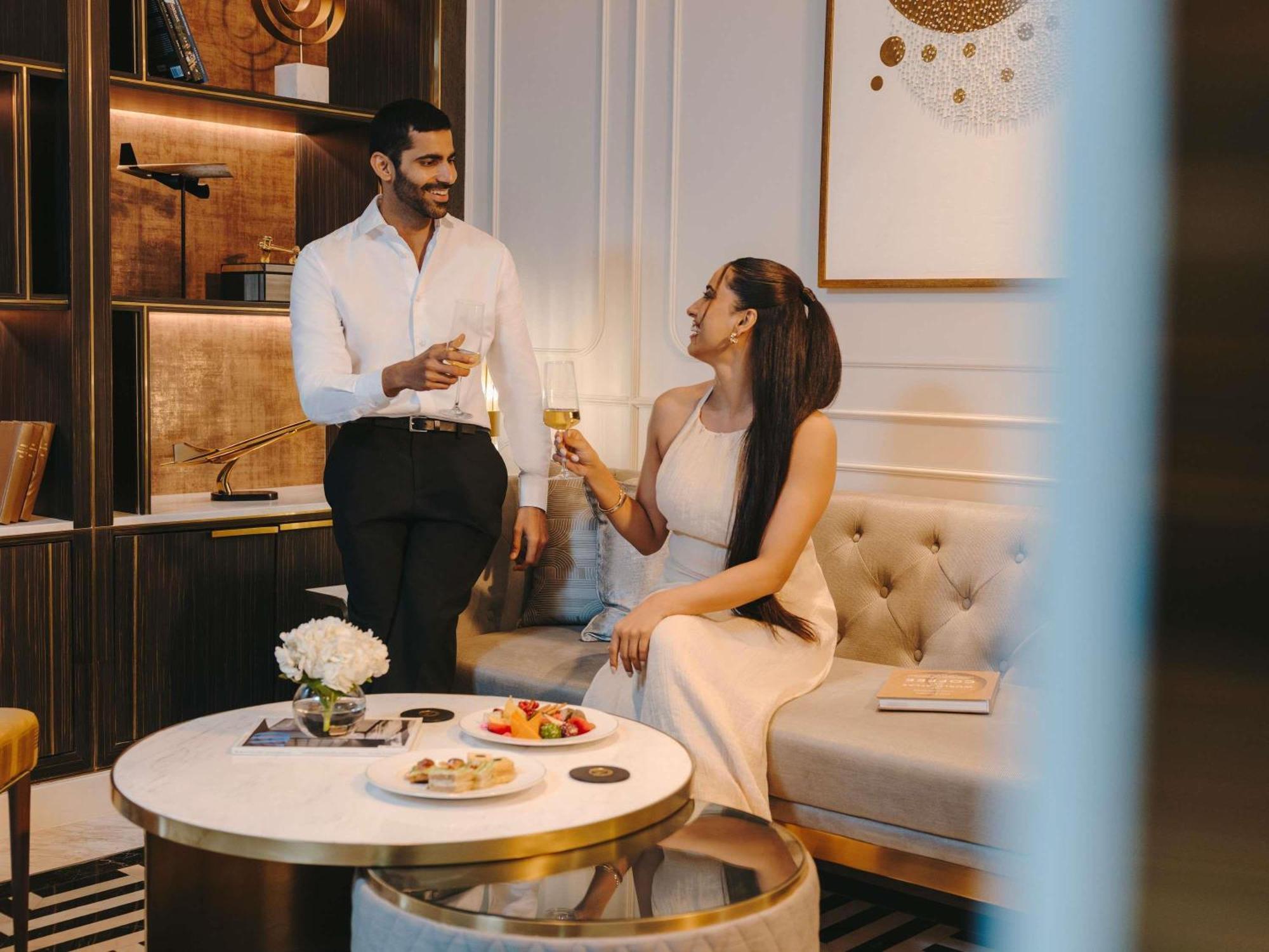 Fairmont Gold King Room with Fairmont Gold Lounge Access and Complimentary Airport Transfers (T1 & T2) , Soft Mini Bar , Daily 4 Piece Laundry(Non Cumulative) and 15% discount on dinning ( barring IRD & Tobacco),1735283004:JPEG